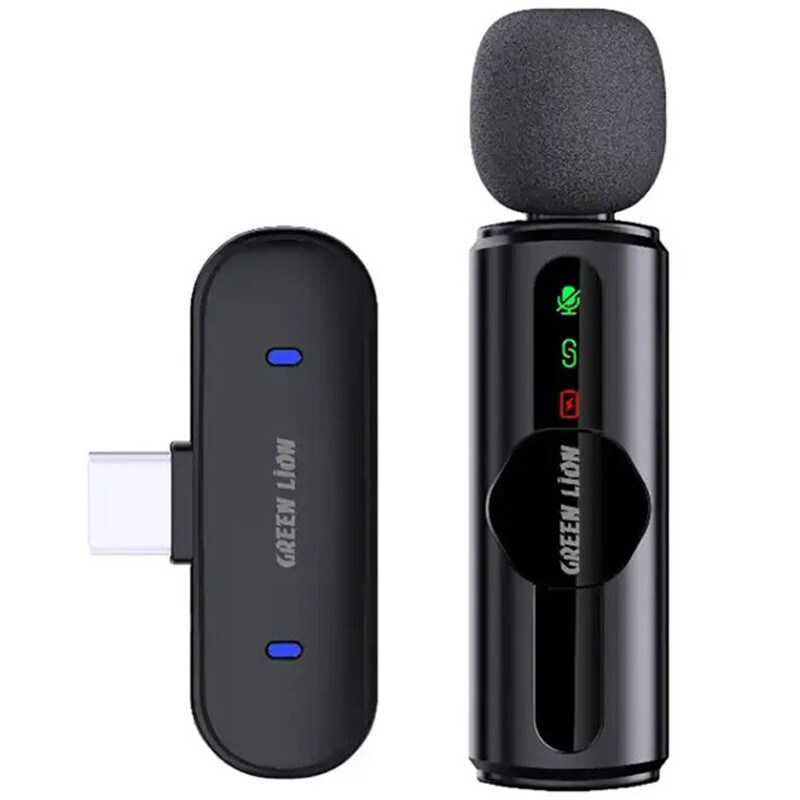 میکروفون یقه ای بی سیم Green Lion GM-75X