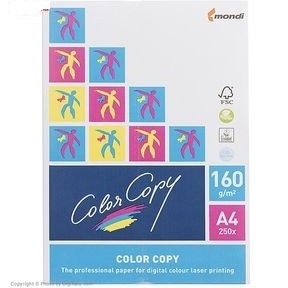 کاغذ A4 کالر کپی مدل MON160G بسته 250 عددی