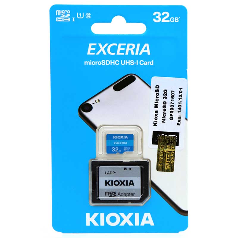 رم میکرو 32 گیگ کیوکسیا Kioxia EXCERIA U1 C10 100MB/s + خشاب