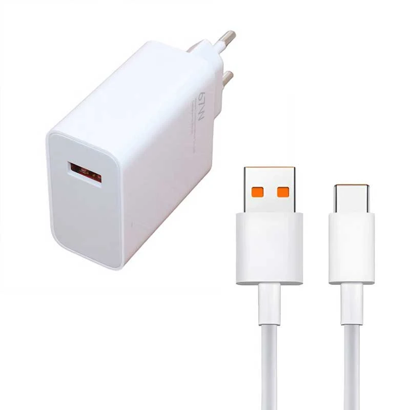 شارژر دیواری 67 وات شیائومی MDY-12-ES  همراه با کابل